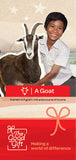 Buy A Goat For Charity - Postal Gift Card